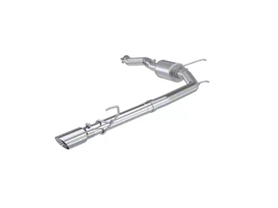 MBRP Armor Pro Single Exhaust System with Polished Tip; Side Exit (22-26 AWD 2.0L EcoBoost Maverick, Excluding Lobo & Tremor)