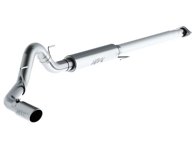 MBRP Armor Pro Single Exhaust System with Polished Tip; Side Exit (15-20 3.5L EcoBoost F-150, Excluding Raptor & 19-20 F-150 Limited)