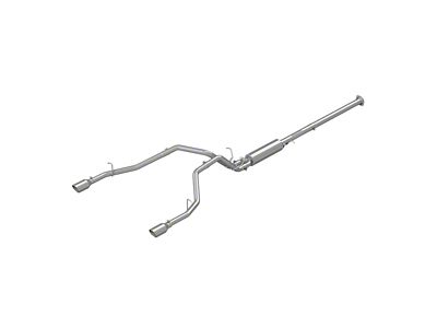 MBRP Armor Pro Dual Exhaust System with Polished Tips; Rear Exit (19-24 5.7L RAM 1500)