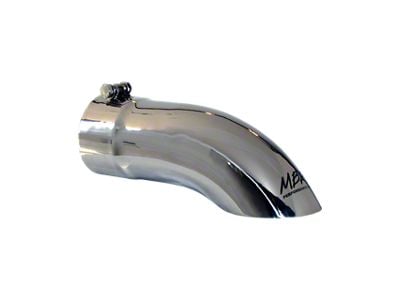 MBRP Turn Down Exhaust Tip; 4-Inch; Polished (Fits 4-Inch Tailpipe)
