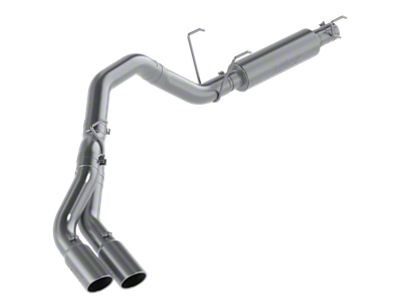 MBRP Armor Plus Single Exhaust System with Dual Polished Tips; Side Exit (14-24 6.4L RAM 2500)