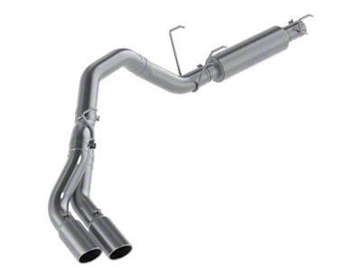 MBRP Armor Plus Single Exhaust System with Dual Polished Tips; Side Exit (14-24 6.4L RAM 2500)