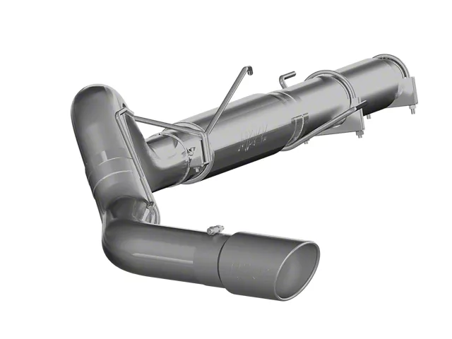 MBRP Armor Lite Single Exhaust System with Polished Tip; Side Exit (04-07 5.9L RAM 2500)