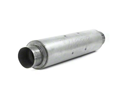MBRP Armor Plus Quiet Tone Muffler; 4-Inch Inlet/4-Inch Outlet (Universal; Some Adaptation May Be Required)