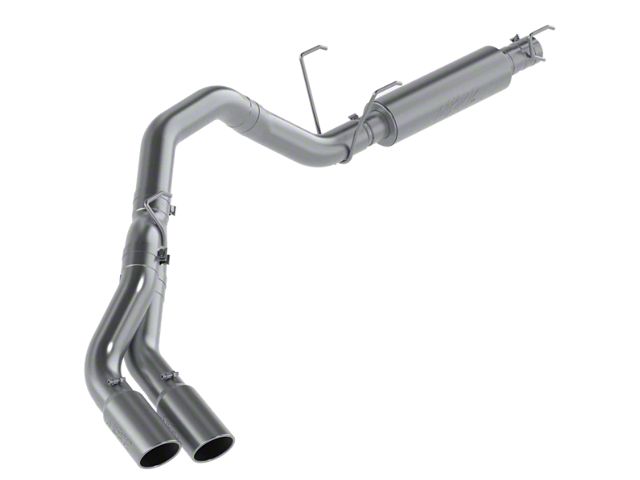 MBRP Armor Lite Single Exhaust System with Dual Polished Tips; Side Exit (14-24 6.4L RAM 3500)