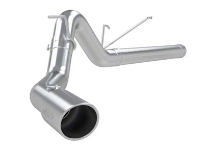 MBRP Armor Plus Filter-Back Single Exhaust System with Polished Tip; Side Exit (07-12 6.7L RAM 3500)