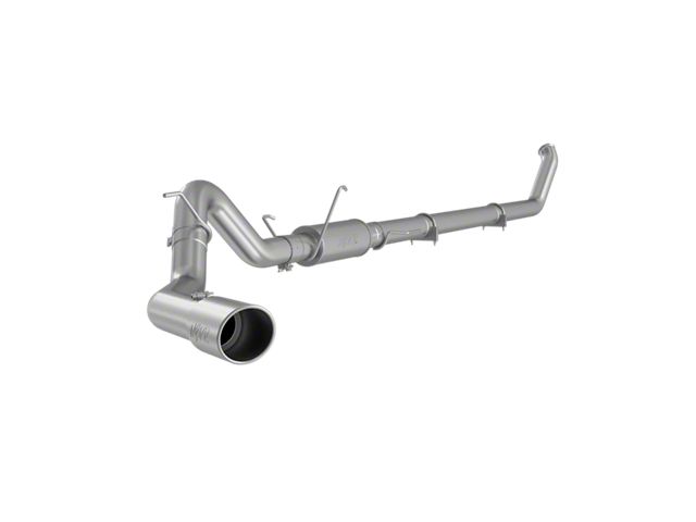 MBRP Armor Plus Turbo-Back Single Exhaust System with Polished Tip; Side Exit (03-04 4WD 5.9L RAM 3500)