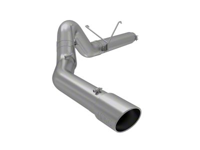MBRP Armor Lite Filter-Back Single Exhaust System with Polished Tip; Side Exit (07-12 6.7L RAM 3500)