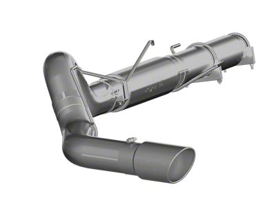 MBRP Armor Lite Single Exhaust System with Polished Tip; Side Exit (04-07 5.9L RAM 3500)