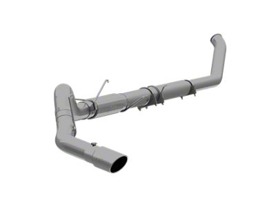 MBRP Armor Plus Turbo-Back Single Exhaust System with Polished Tip; Side Exit (03-04 5.9L RAM 3500)