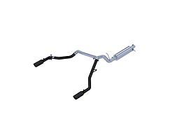 MBRP Armor BLK Dual Exhaust System; Rear Exit (19-23 Ranger)