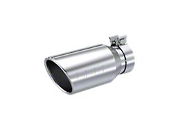 MBRP Angled Cut Rolled End Exhaust Tip; 4.50-Inch; Polished (Fits 3.20-Inch Tailpipe)