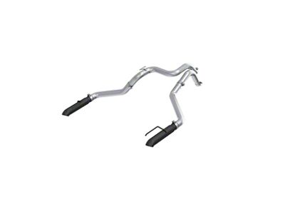 MBRP Armor Black Dual Axle-Back Exhaust System; Turn Down (24-26 Ranger Raptor)