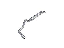 MBRP Armor Lite Single Exhaust System with Polished Tip; Side Exit; Street Profile (24-26 2.7L EcoBoost Ranger)