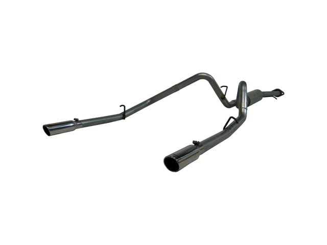 MBRP Armor Lite Dual Exhaust System with Polished Tips; Rear Exit (03-06 4.8L Sierra 1500)
