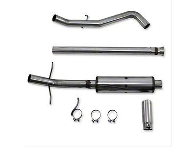 MBRP Armor Plus Single Exhaust System with Polished Tip; Side Exit (11-13 6.2L Sierra 1500)