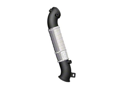 MBRP 3-Inch Armor BLK Series Turbo Downpipe; CARB Certified (11-15 6.6L Duramax Sierra 2500 HD)