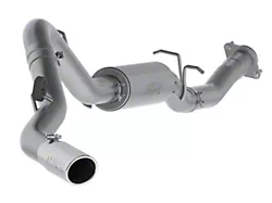 MBRP Armor Lite Single Exhaust System with Polished Tip; Side Exit (07-10 6.0L Sierra 2500 HD)