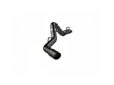 MBRP Armor BLK Single Exhaust System; Side Exit (20-26 6.6L Duramax Sierra 2500 HD)