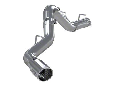 MBRP Armor Lite Single Exhaust System with Polished Tip; Side Exit (20-24 6.6L Duramax Sierra 2500 HD)