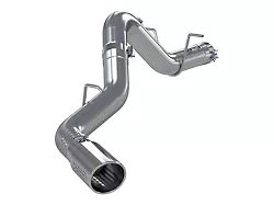 MBRP Armor Lite Single Exhaust System with Polished Tip; Side Exit (20-24 6.6L Duramax Sierra 2500 HD)