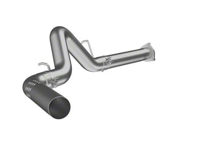 MBRP Armor Lite Filter-Back Single Exhaust System; Side Exit (07-10 6.6L Duramax Sierra 2500 HD)