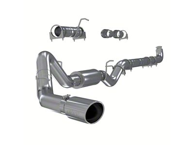 MBRP Armor Plus Single Exhaust System; Side Exit (2007 6.6L Duramax Sierra 2500 HD)