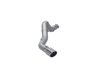 MBRP Armor Lite Filter-Back Single Exhaust System with Polished Tip; Side Exit (20-24 6.6L Duramax Sierra 2500 HD)