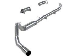 MBRP Armor Lite Single Exhaust System with Polished Tip; Side Exit (01-06 6.6L Duramax Sierra 2500 HD Extended Cab, Crew Cab)