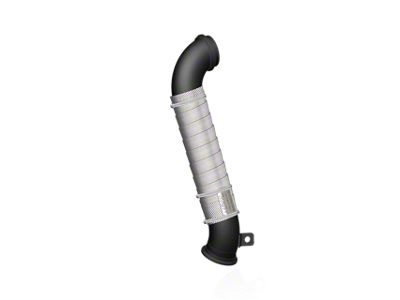 MBRP 3-Inch Armor BLK Series Turbo Downpipe; CARB Certified (07-10 6.6L Duramax Sierra 3500 HD)