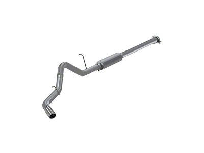 MBRP Armor Plus Single Exhaust System with Polished Tip; Side Exit (11-19 6.0L Sierra 3500 HD)