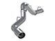 MBRP Armor Pro Single Exhaust System with Polished Tip; Side Exit (20-24 6.6L Duramax Sierra 3500 HD)