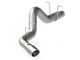 MBRP Armor Lite Filter-Back Single Exhaust System with Polished Tip; Side Exit (11-19 6.6L Duramax Sierra 3500 HD)