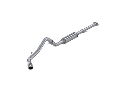 MBRP Armor Lite Single Exhaust System with Polished Tip; Side Exit (09-10 6.2L Silverado 1500)