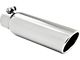 MBRP Angled Cut Rolled End Exhaust Tip; 3.50-Inch; Polished (Fits 2.50-Inch Tailpipe)