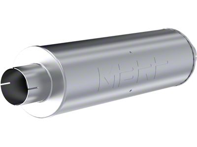 MBRP Armor Lite High Flow Center/Center Muffler; 3-Inch Inlet/3-Inch Outlet (Universal; Some Adaptation May Be Required)