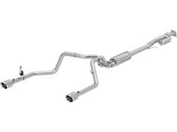 MBRP Armor Pro Dual Exhaust System with Polished Tips; Rear Exit (19-25 2.7L Silverado 1500)