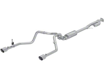 MBRP Armor Pro Dual Exhaust System with Polished Tips; Rear Exit (19-25 2.7L Silverado 1500)
