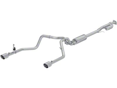 MBRP Armor Pro Dual Exhaust System with Polished Tips; Rear Exit (19-24 2.7L Silverado 1500)