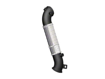 MBRP 3-Inch Armor BLK Series Turbo Downpipe; CARB Certified (11-15 6.6L Duramax Silverado 2500 HD)