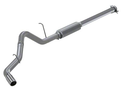 MBRP Armor Plus Single Exhaust System with Polished Tip; Side Exit (11-19 6.0L Silverado 2500 HD)