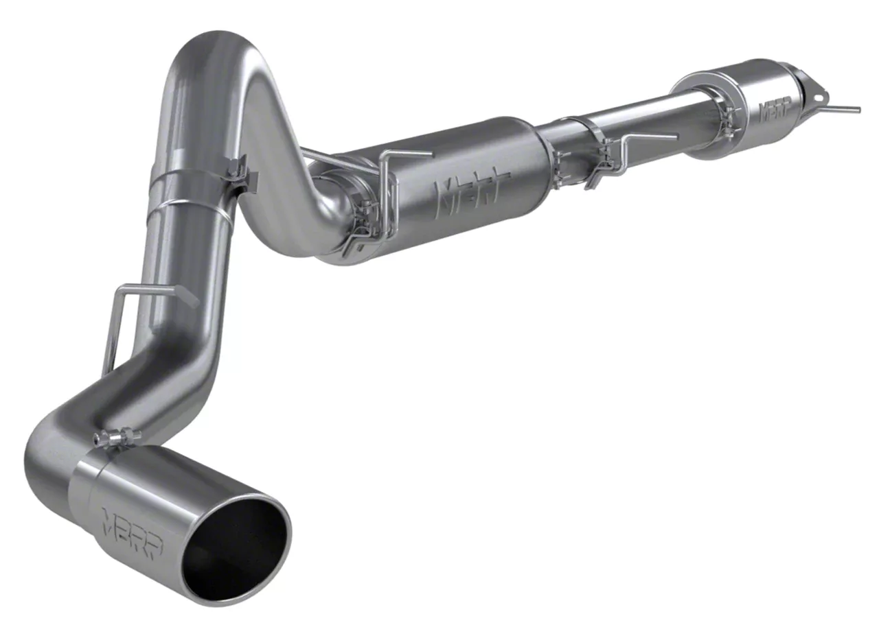 MBRP Silverado 2500 Armor Lite Single Exhaust System with Polished Tip