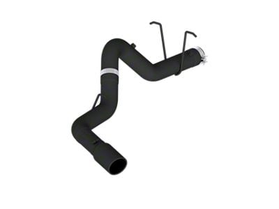 MBRP Armor BLK Filter-Back Single Exhaust System; Side Exit (11-19 6.6L Duramax Silverado 3500 HD)