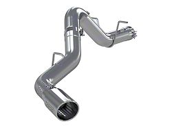 MBRP Armor Pro Single Exhaust System with Polished Tip; Side Exit (20-26 6.6L Duramax Silverado 3500 HD)