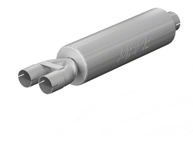 MBRP Silverado 3500 Armor Lite High Flow Center/Dual Muffler; 3-Inch ...