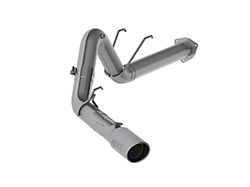 MBRP Armor Lite Filter-Back Single Exhaust System with Polished Tip; Side Exit (17-22 6.7L Powerstroke F-250 Super Duty)