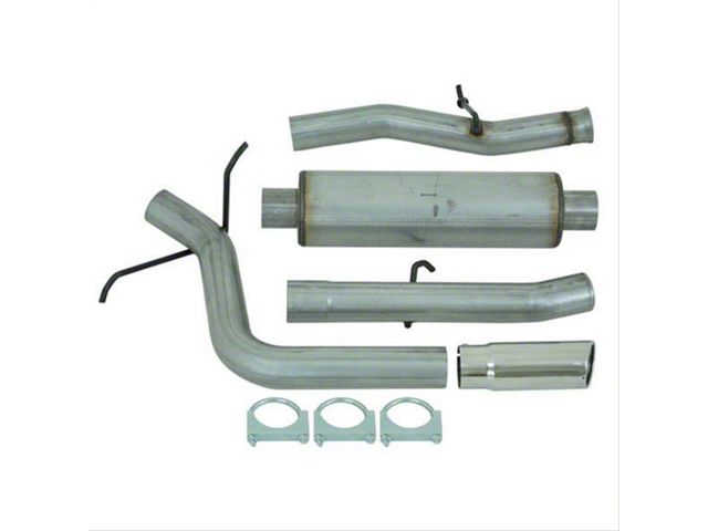 MBRP Armor Lite Single Exhaust System with Polished Tip; Side Exit (09-14 5.3L Tahoe)