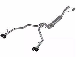 MBRP Armor Pro Dual Exhaust System with Carbon Fiber Tips; Rear Exit (21-25 6.2L Tahoe)