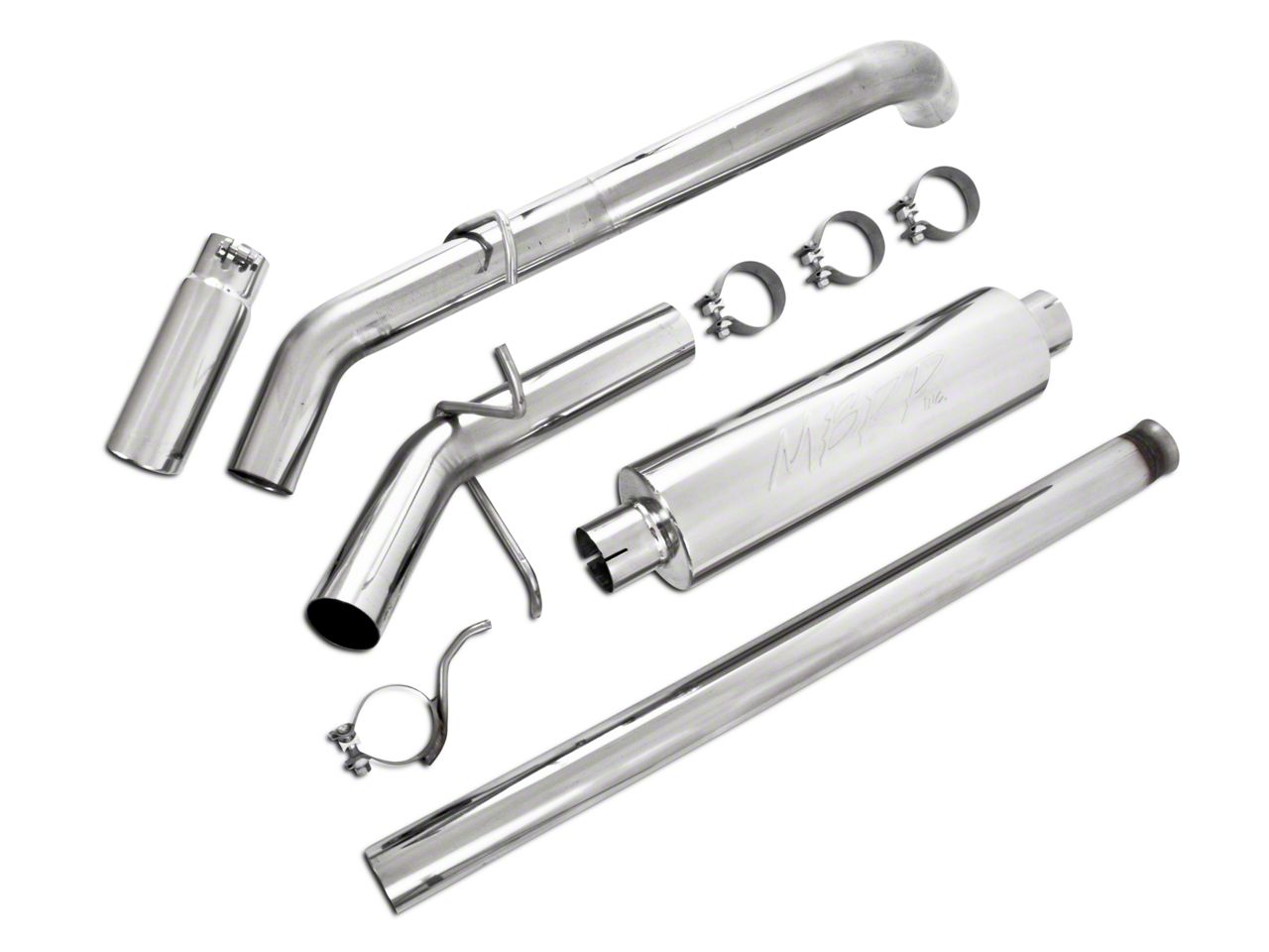 MBRP Silverado XP Series 3 in. Cat-Back Exhaust - Single Side Exit S5054409  (09-13 4.8L Silverado 1500)