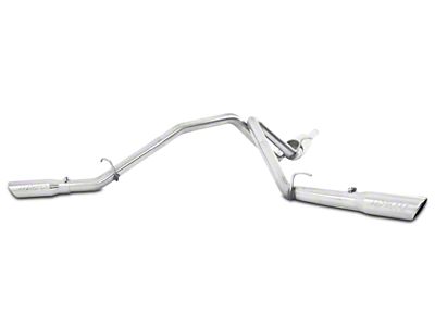 MBRP Armor Plus Dual Exhaust System with Polished Tips; Side Exit (14-18 5.3L Silverado 1500)